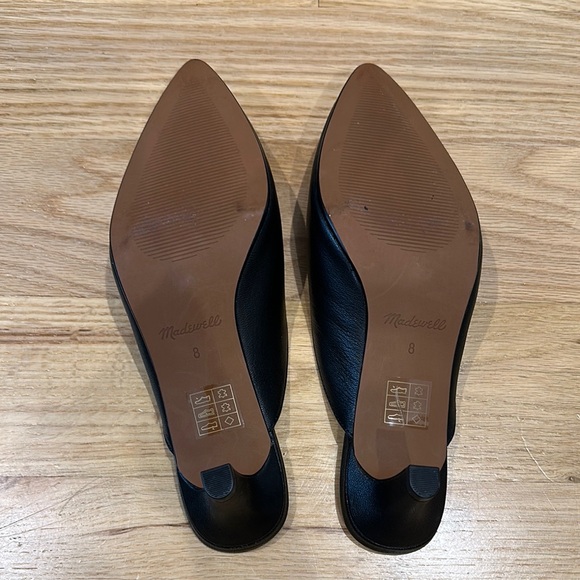 Madewell Black Mules Sleek Minimalist Design - Picture 5 of 5